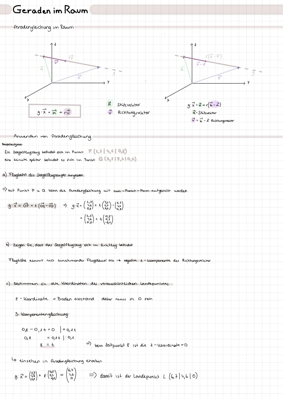 resionen
Koordinatensystem im Raum
Abstand zweier Punkte
-X
Vektoren
2
X
d= Abstand
d = P₁ P₂ = √√(x₂ − × ₁ )² + (Y/₂ - Y₁) ³² + (z ₂ − z ₂ 