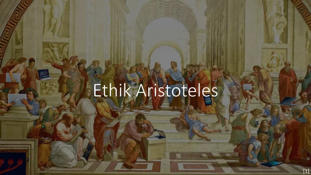 Philosoph Aristoteles und das Glück