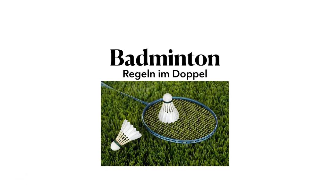 Präsentation Regeln im Badminton Doppel