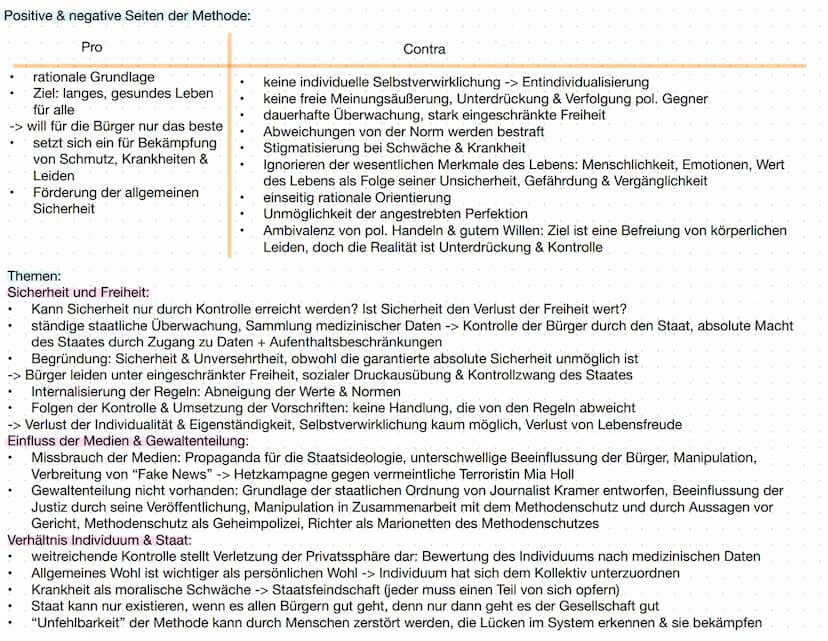 Basissatz:
Mia Holl (Biologin, 34 Jahre alt):
gesund, sozial unauffällig, systemkonform -> Idealbiografie
atheistisch, zurückhaltend, handel