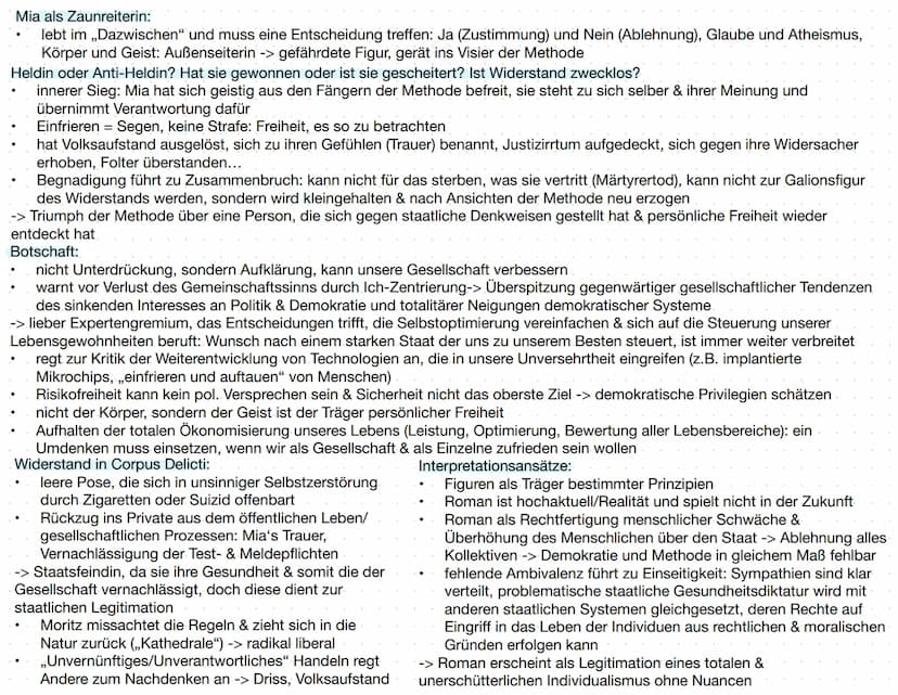Basissatz:
Mia Holl (Biologin, 34 Jahre alt):
gesund, sozial unauffällig, systemkonform -> Idealbiografie
atheistisch, zurückhaltend, handel