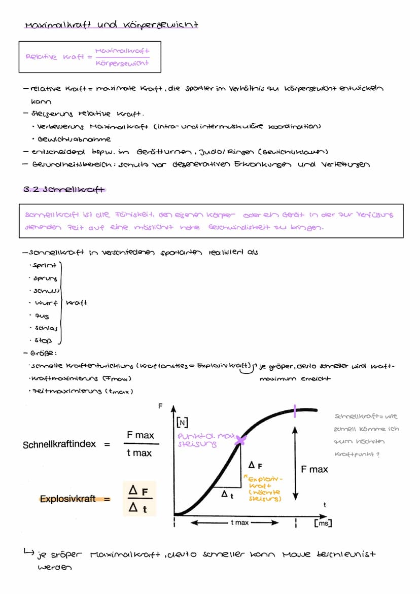 3.Kraftfähigkeiten und leistungsbestimmende Faktoren
2X4
Schnellkraft
Maximalkraft
Abb. 43: Kraftfähigkeiten.
Kraftausdauer
- Kraft tritt in