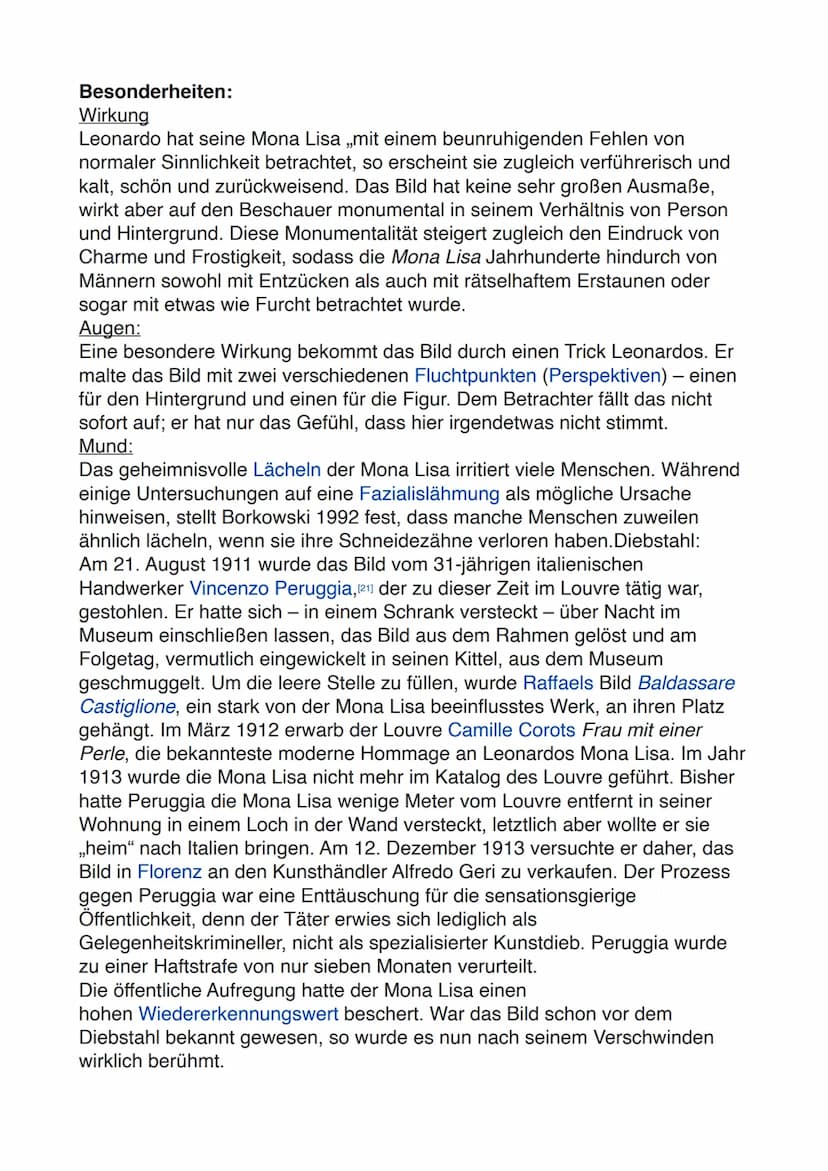 Mona Lisa Mona Lisa:
Mona Lisa ist ein weltberühmtes Ölgemälde von Leonardo da Vinci aus
der Hochphase der italienischen Renaissance Anfang 