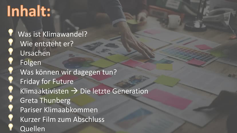Klimawandel
Komplexe Leistung im Fach Geographie ,,Erst wenn der letzte Baum gerodet,
der letzte Fluss vergiftet,
der letzte Fisch gefangen 