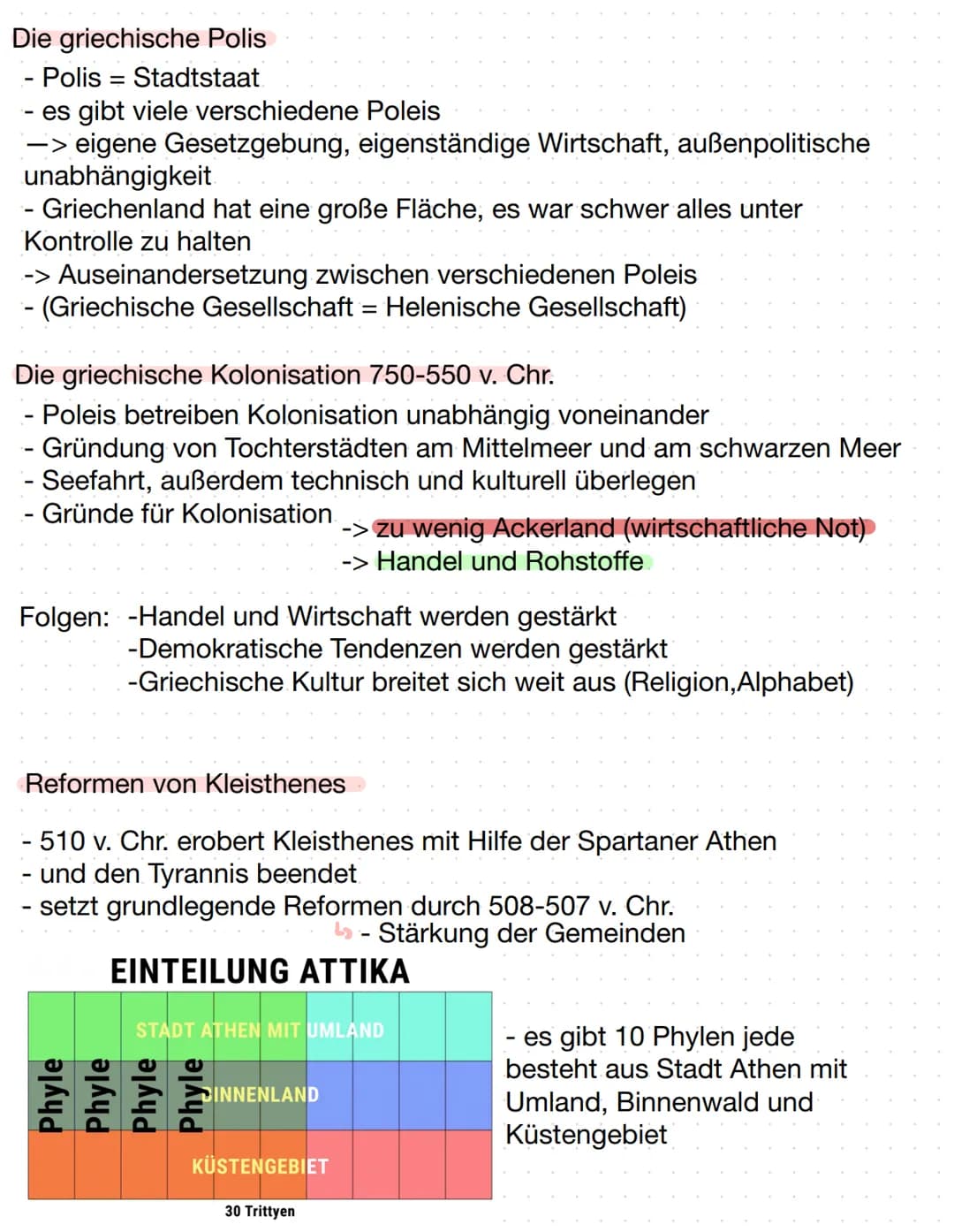 Geschi Lerzettel MSS11-1
Themen:
Das Antike Griechenland
- Entwicklung der Demokratie in Athen
- Vergleich Demokratie früher und heute
- Röm