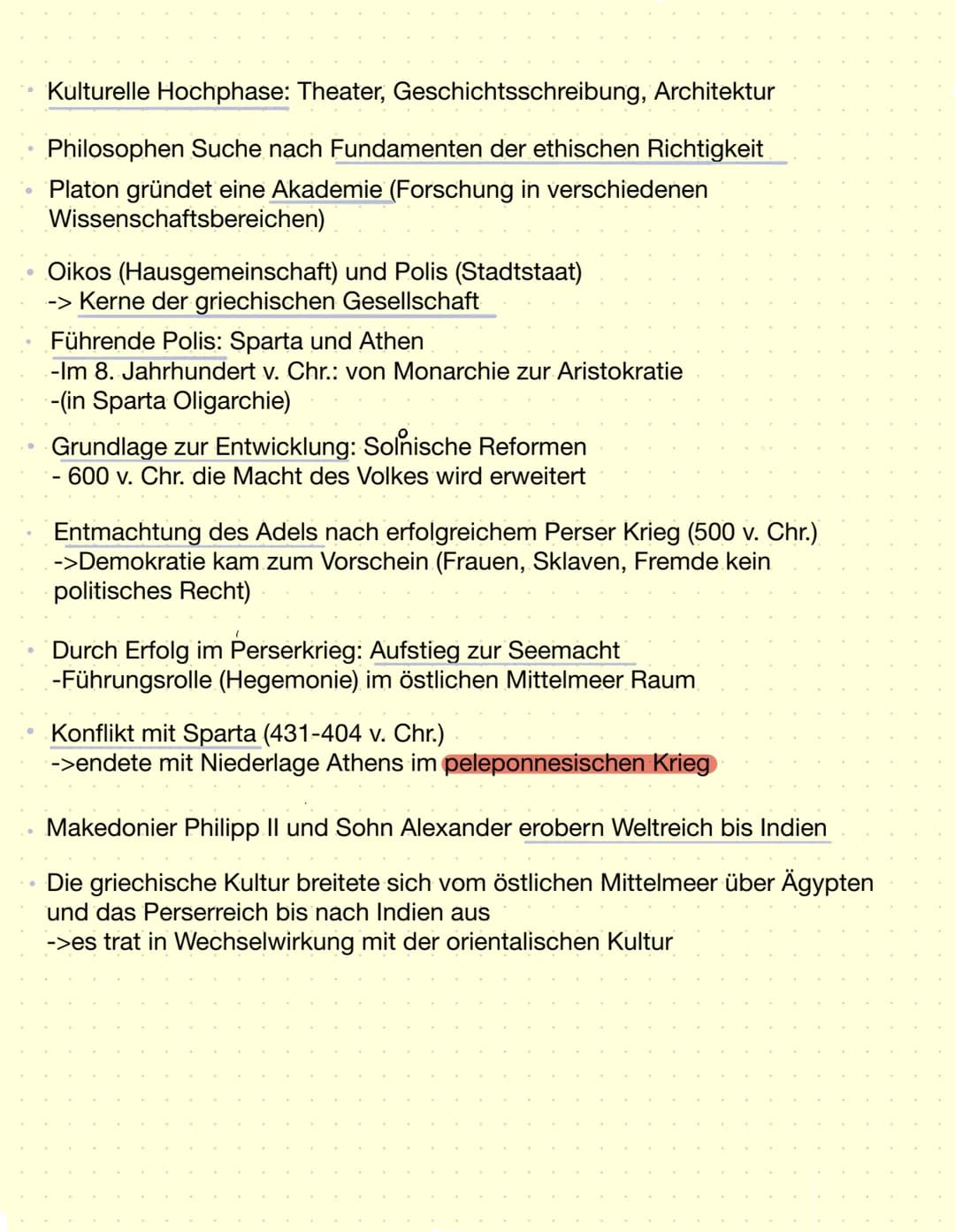 Geschi Lerzettel MSS11-1
Themen:
Das Antike Griechenland
- Entwicklung der Demokratie in Athen
- Vergleich Demokratie früher und heute
- Röm