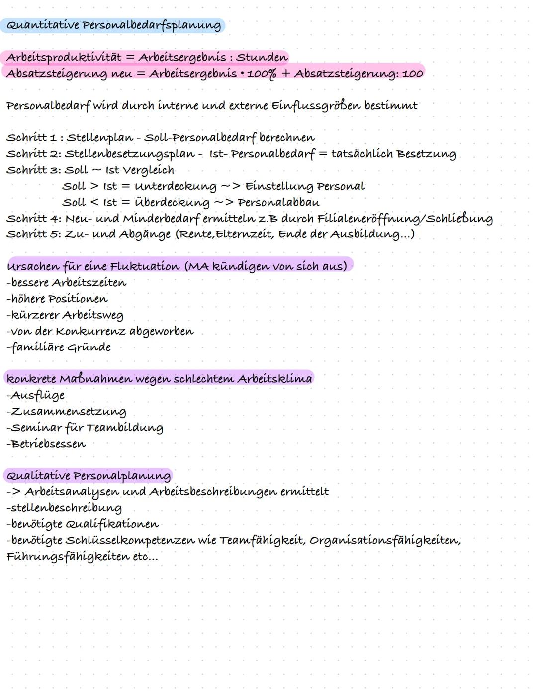 Schriftliche Prüfung
23.05.2022
LFog
Personalmanagement Quantitative Personalbedarfsplanung
Arbeitsproduktivität
= Arbeitsergebnis: Stunden
