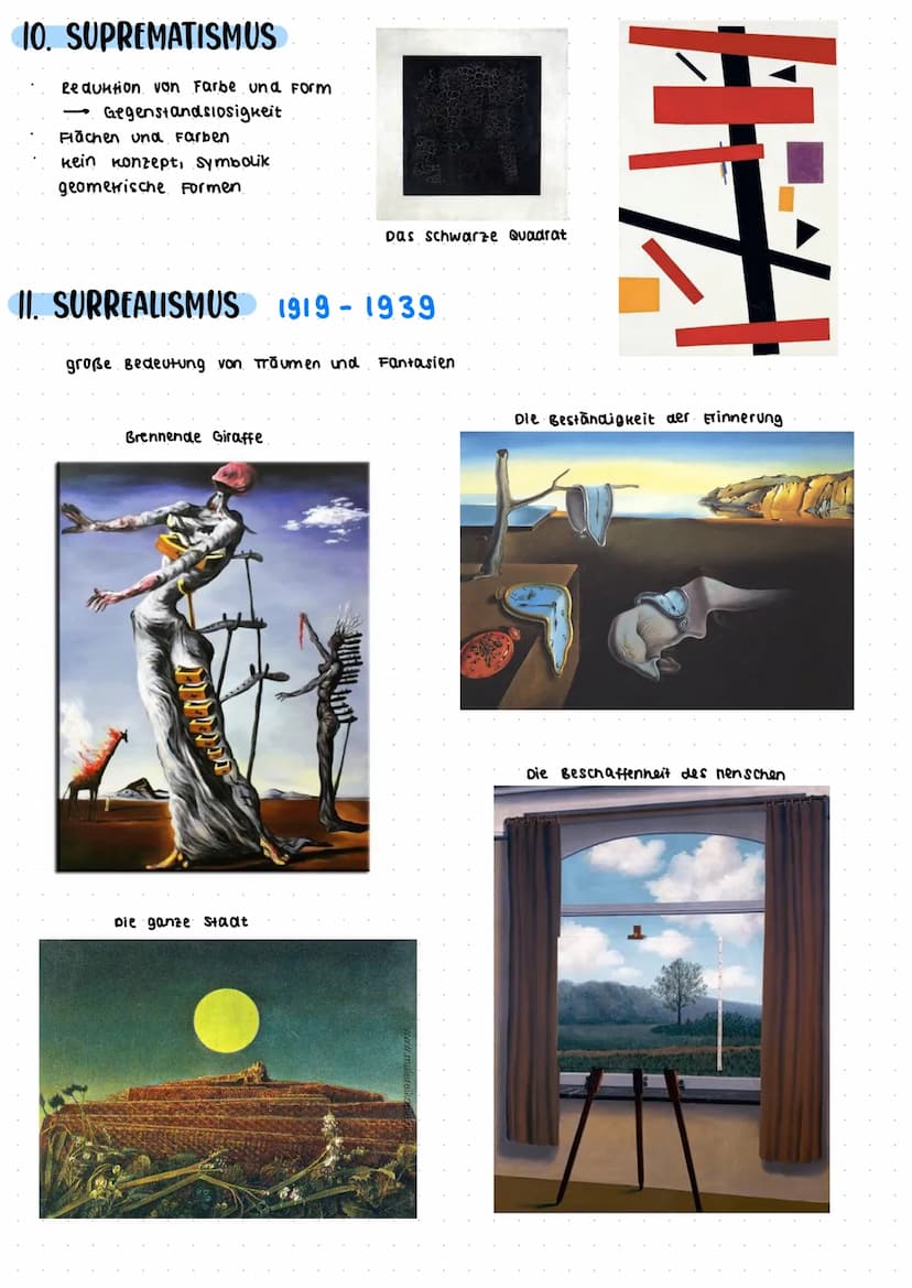 Kunst Abitur: Epochen im Überblick
1. RENAISSANCE 1420-1520
zentralperspektive
Menschen mit Makeln
vorbild: Antike
goldener Schnik
viel Prun