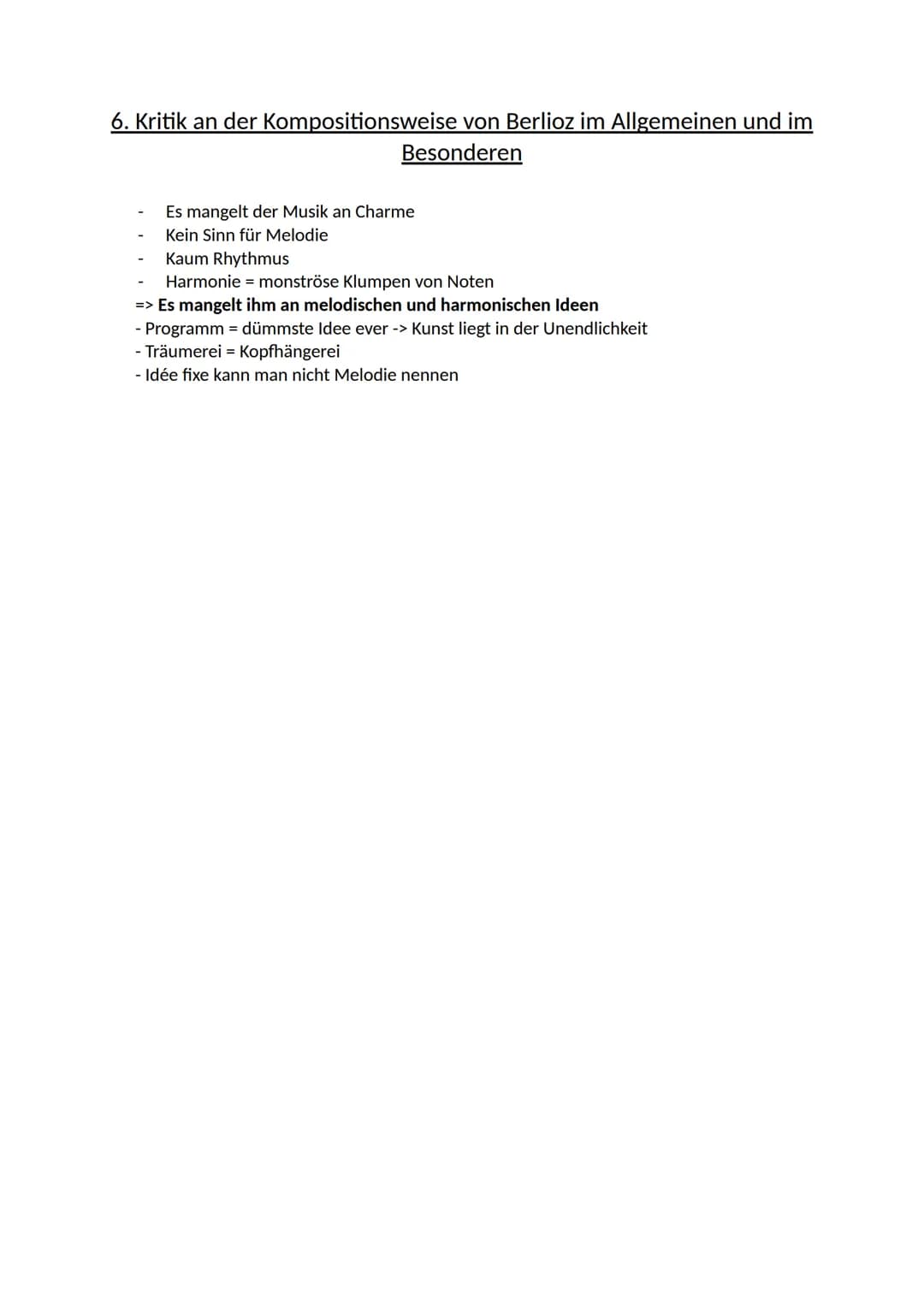 Der Komponist
Hector Berlioz
1. Entstehung der Komposition
Geb. am 11. Dezember 1803 in der Dauphine
Abgebrochenes Medizinstudium und Jurast