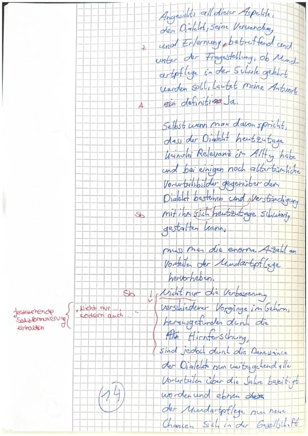 Wlausur Nr.1
Aufblühung der Mundartpoflaye?
Sehr geehrta Redaktion der
Tages Zeitung,
im Rahmen der Aufführungan des
Landesthestheaters und 