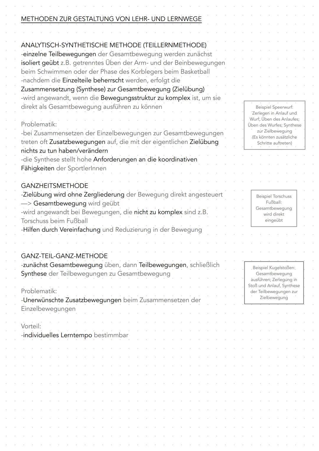 # Motorische Lernstufen nach MEINEL/SCHNABEL

Unter Lernen versteht man eine überdauernde Verhaltensänderung, die durch einen
Lernprozess en