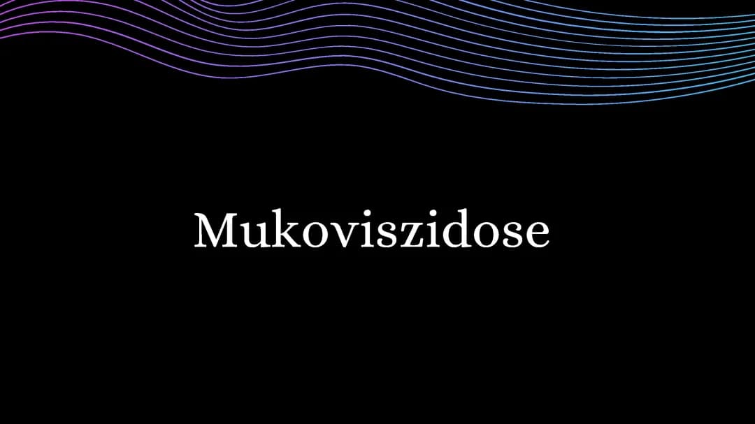 Mukoviszidose 