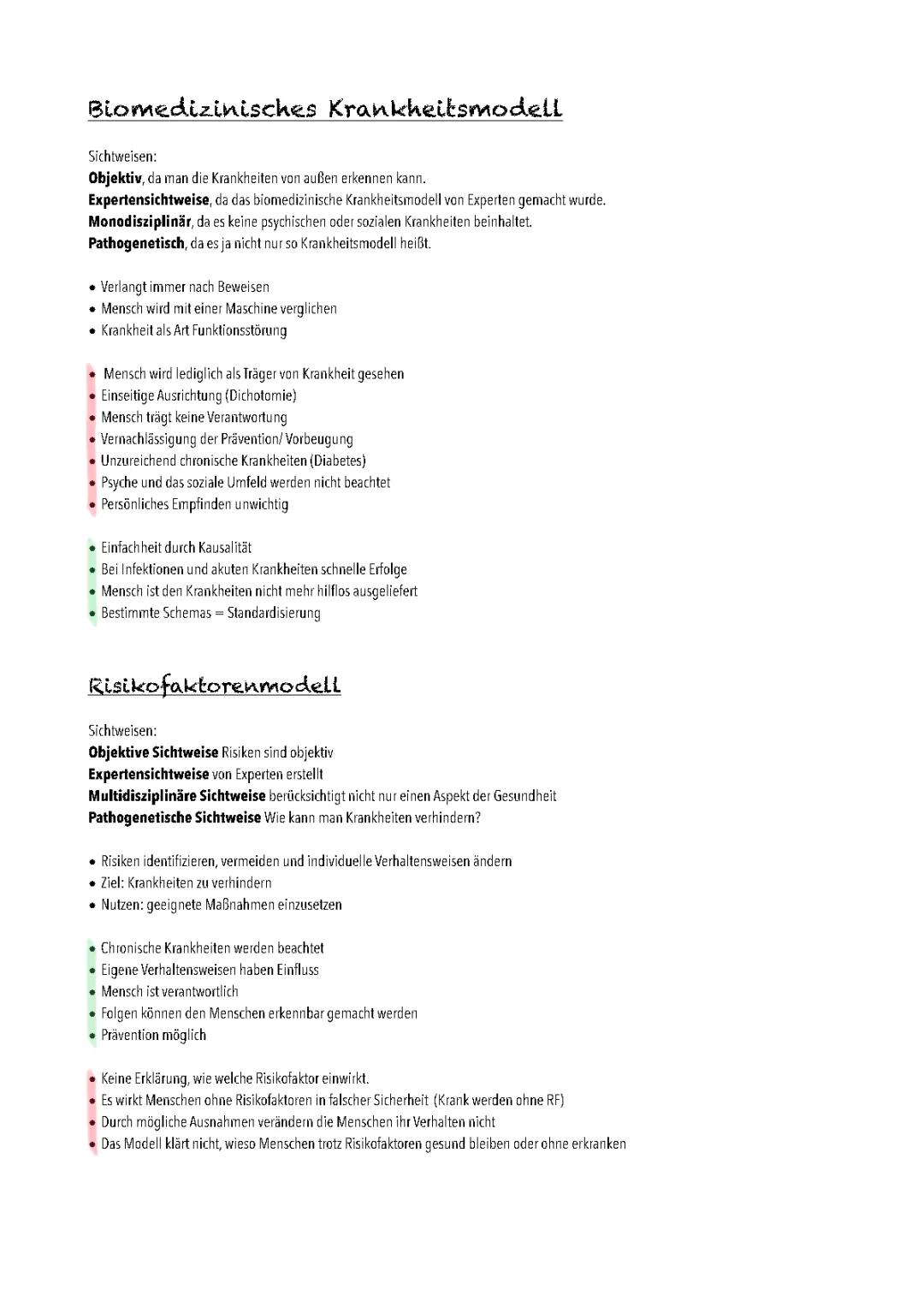 Biomedizinische Modelle & Salutogenese einfach erklärt: Von Krankheitsmodellen bis Risikofaktoren