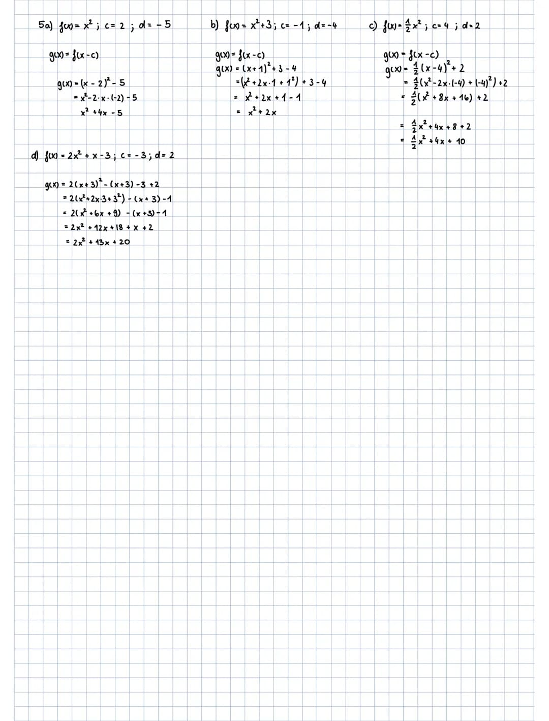 Thema 1: Verschiebung in v-Richtung
Kennt man die Gleichung eines Graphen f, kann man auf die
Funktionsgleichung eines anderen Graphen
g sch