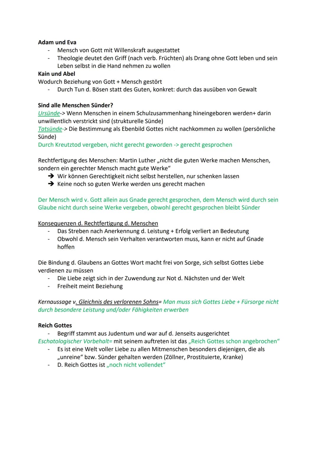 Reli Notizen
Die Theodizee Frage
Einsatz für Menschen am Rande der Gesellschaft
Jesu nimmt sich auch anderen Gruppe an wie Kranke, Zöllner u