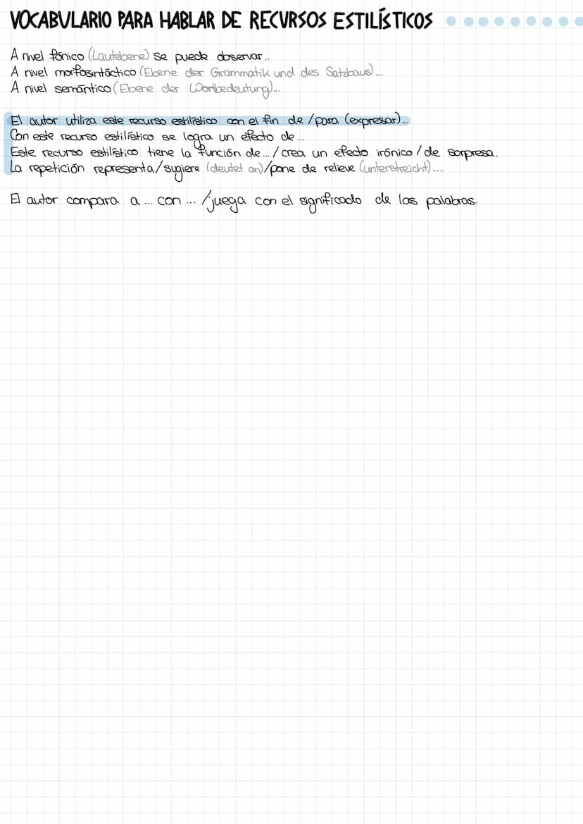 Analizar un texto literario
HABLAR DEL TEXTO:
El texto es un ejemplo típico de.....
El texto....
La acción....
.
un cuento (Geschichte)
• un