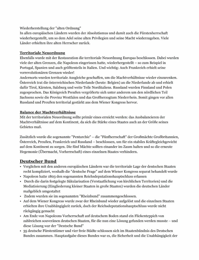 Themen
Der Wiener Kongress
. Das Hambacherfest
.
Die Karlsbader Beschlüsse
. Der Vormärz
●
Der Wiener Kongress
Inhalt
●
.
,,Der Wiener Kongr