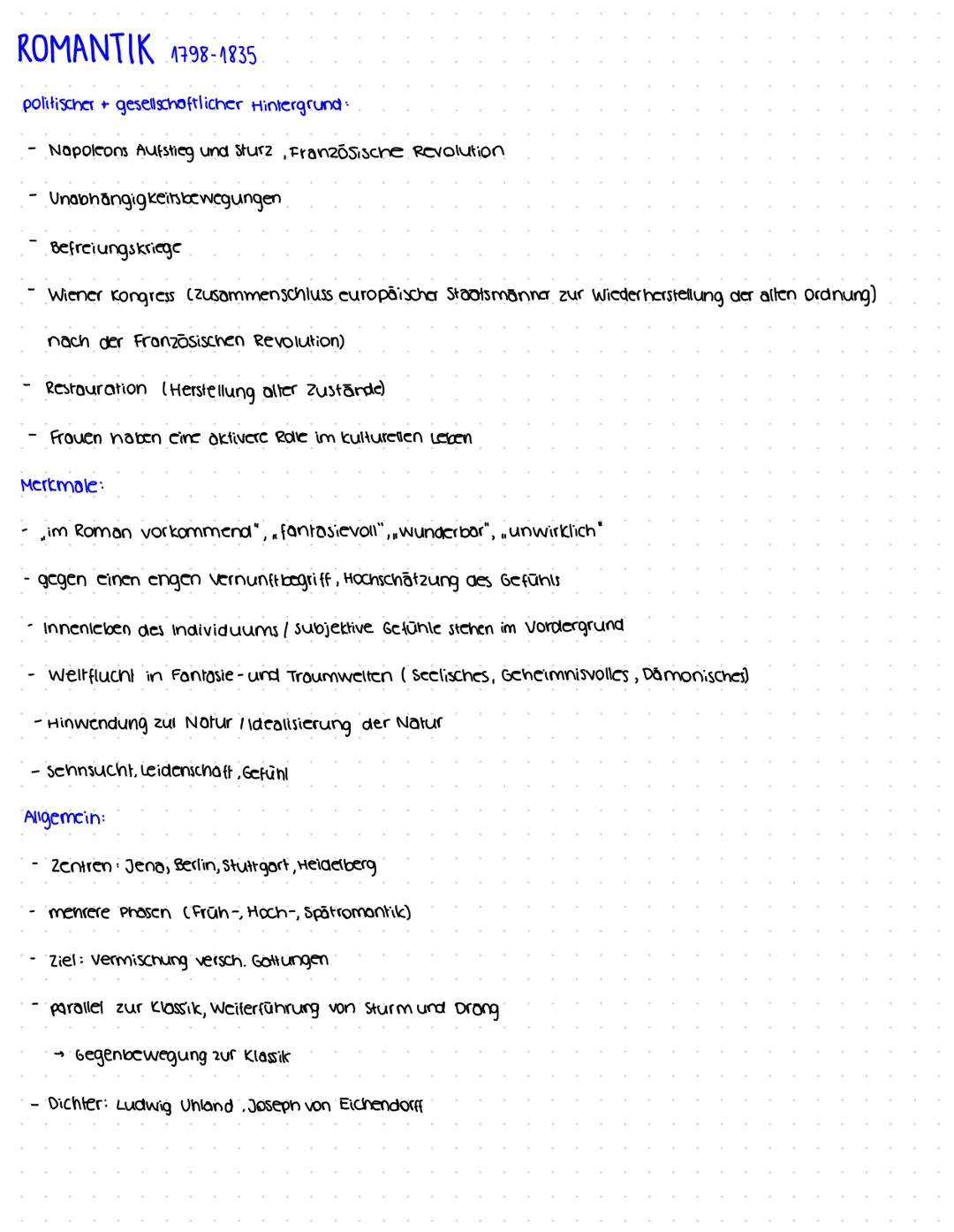 lyrik
BAROCK
1700
Merkmale:
Gedichtsanalyse
EMPFINDSAMKEIT
AUFKLARUNG
1750
STURM + ORANG
- Náhe zur Natur
STURM & DRANG 1767-1785
Allgemein:
