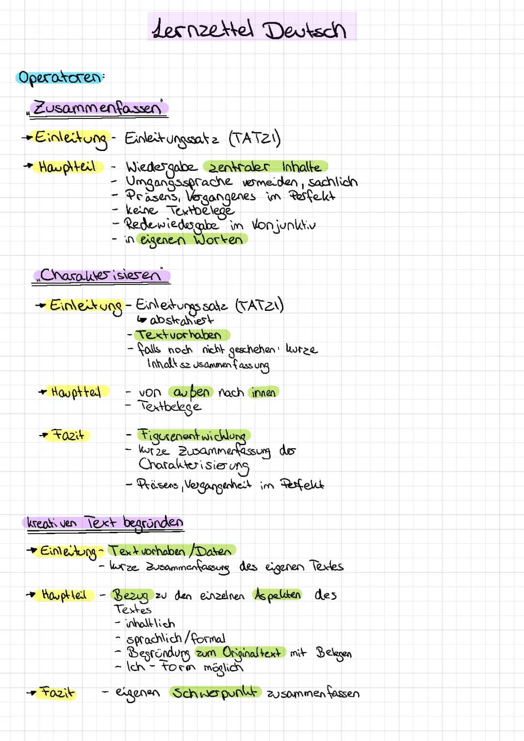 Kurzgeschichten Analyse Beispiel und PDF, Interpretation Klasse 8-11