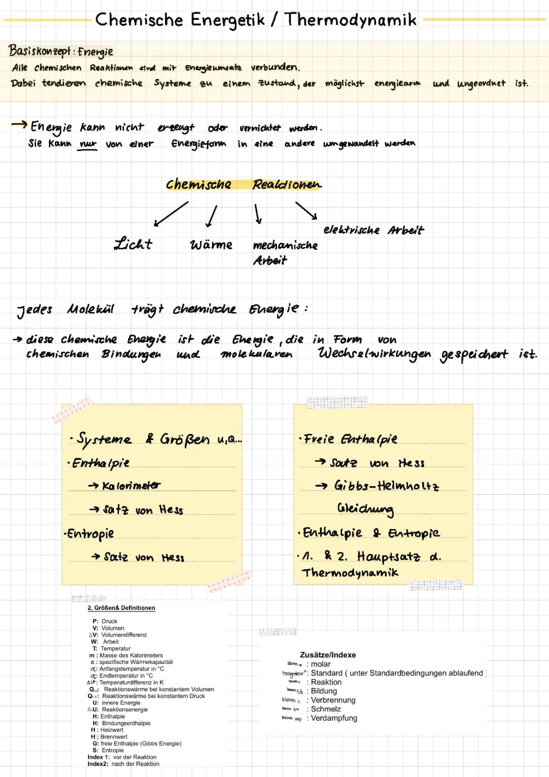 Energetik Thermodynamik 