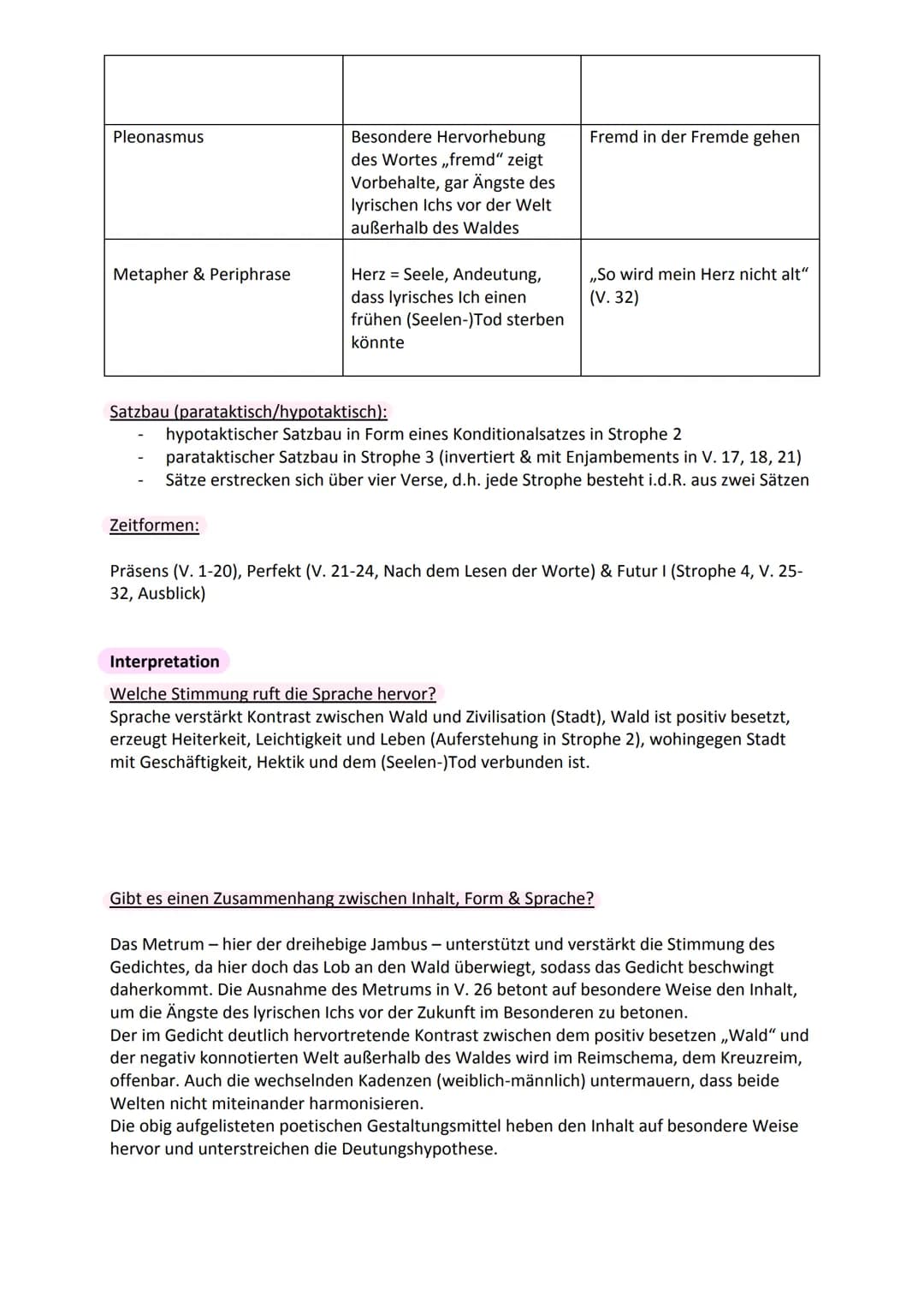 Steckbrief zum Gedicht „Abschied"
Joseph von Eichendorff (1788-1857)
Abschied
1
O Täler weit, o Höhen,
2
O schöner, grüner Wald,
3 Du meiner