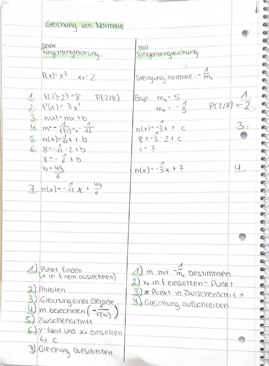 MATHE
-Gleichung Normale
-Gleichung Sekante
-Gleichung Tangente
-Steigungswinkel
-3D Koordinatensystem
-Vektoren rechnen
-Alle Ableitungen b