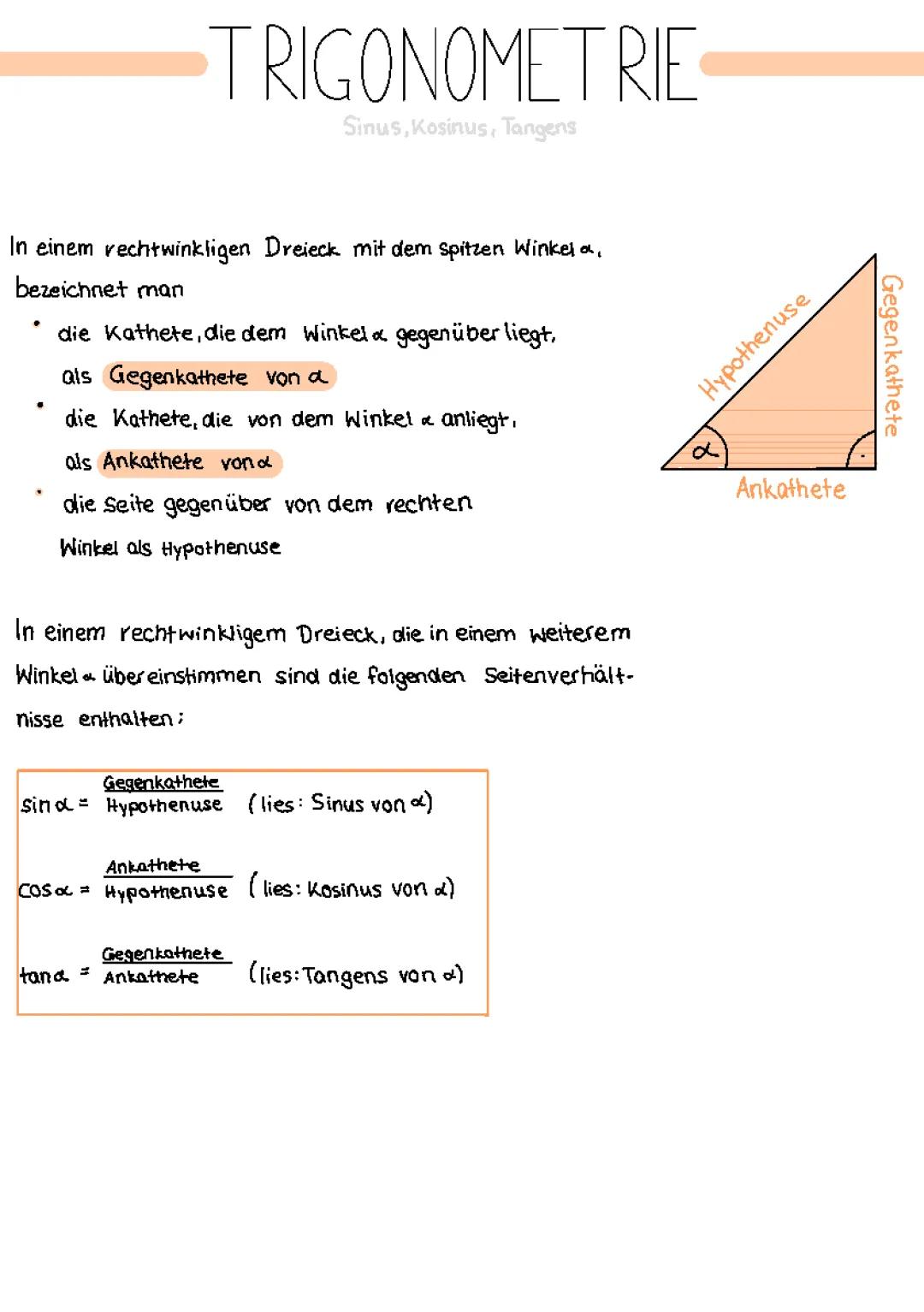 Trigonometrie