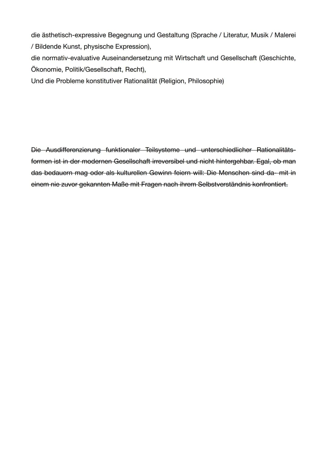 Die vier Modi der
Weltbegegnungen
Bina Bajorat
Die vier Modi
Ziele
nach Jürgen Baumert (2002, PISA-Studie)
• Anlehnung an den Humboldtschen 