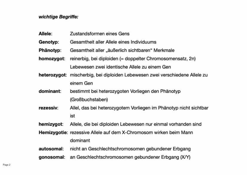 Stammbaumanalyse:
Fragestellungen an den Stammbaum:
1. Wird das Merkmal dominant oder rezessiv vererbt?
2. Ist die Vererbung des Merkmals ge