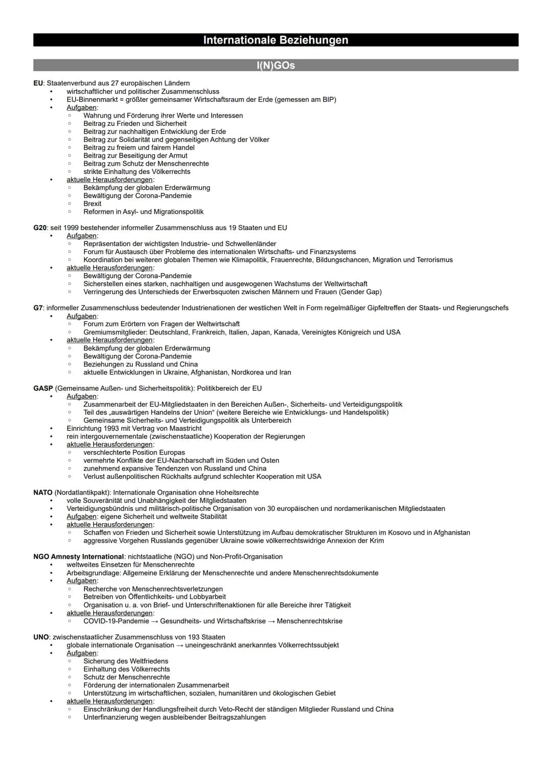 qualitative Definition
quantitative Definition
↑
↓
Internationale Beziehungen
kontinuierliche und systematische Anwendung kollektiver physis