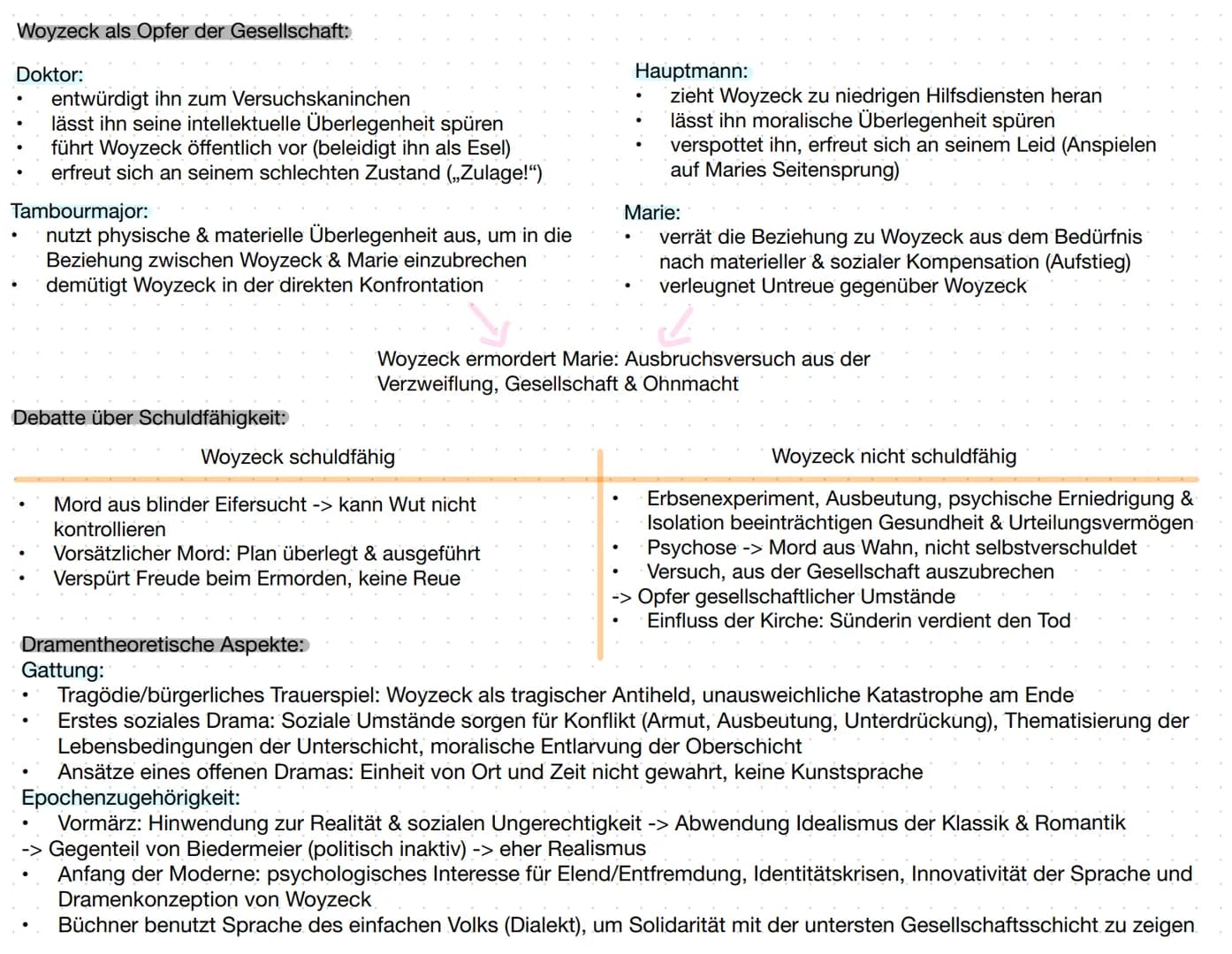 Woyzeck - Georg Büchner (1836)
Basissatz:
Georg Büchner hat sich in seinem Dramenfragment ,,Woyzeck", verfasst im Jahre 1836, mit den unglei