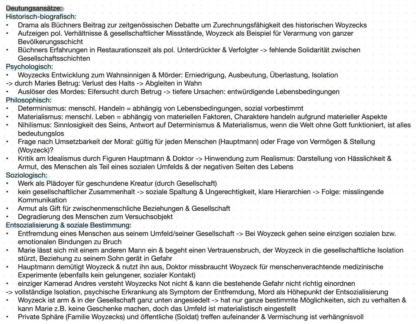 Woyzeck - Georg Büchner (1836)
Basissatz:
Georg Büchner hat sich in seinem Dramenfragment ,,Woyzeck", verfasst im Jahre 1836, mit den unglei