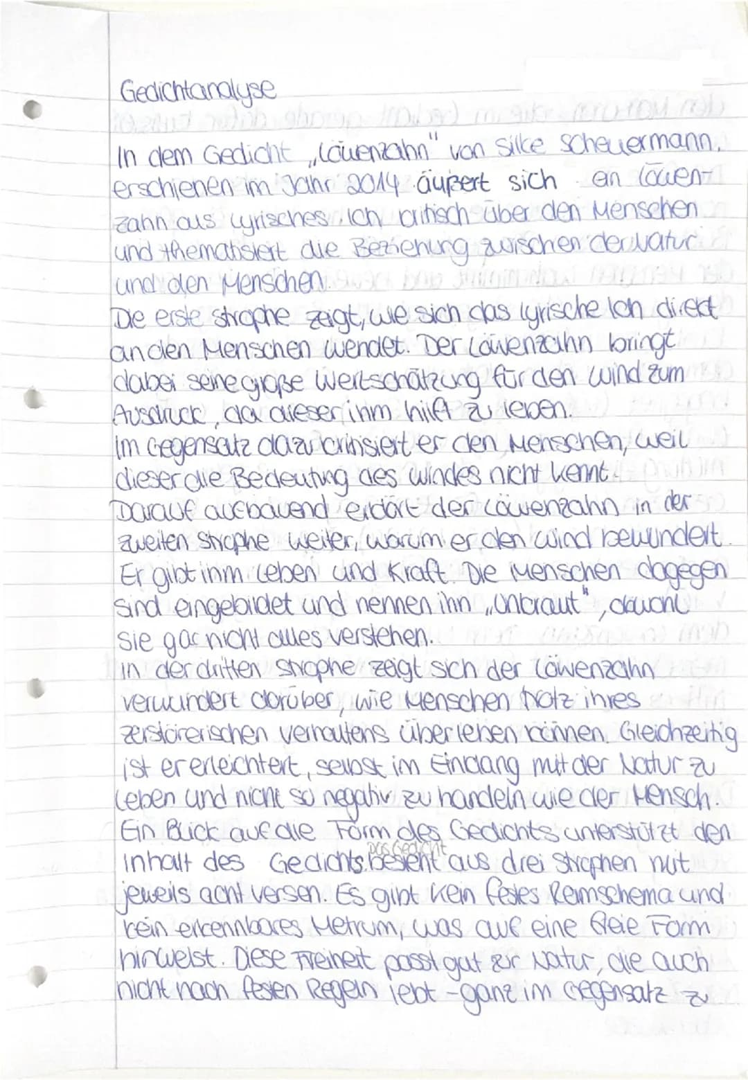 Name:
Seite 1 von 2
Zentrale Klausur am Ende der Einführungsphase
Deutsch
Aufgabenstellung
Interpretieren Sie das Gedicht, indem Sie
das The