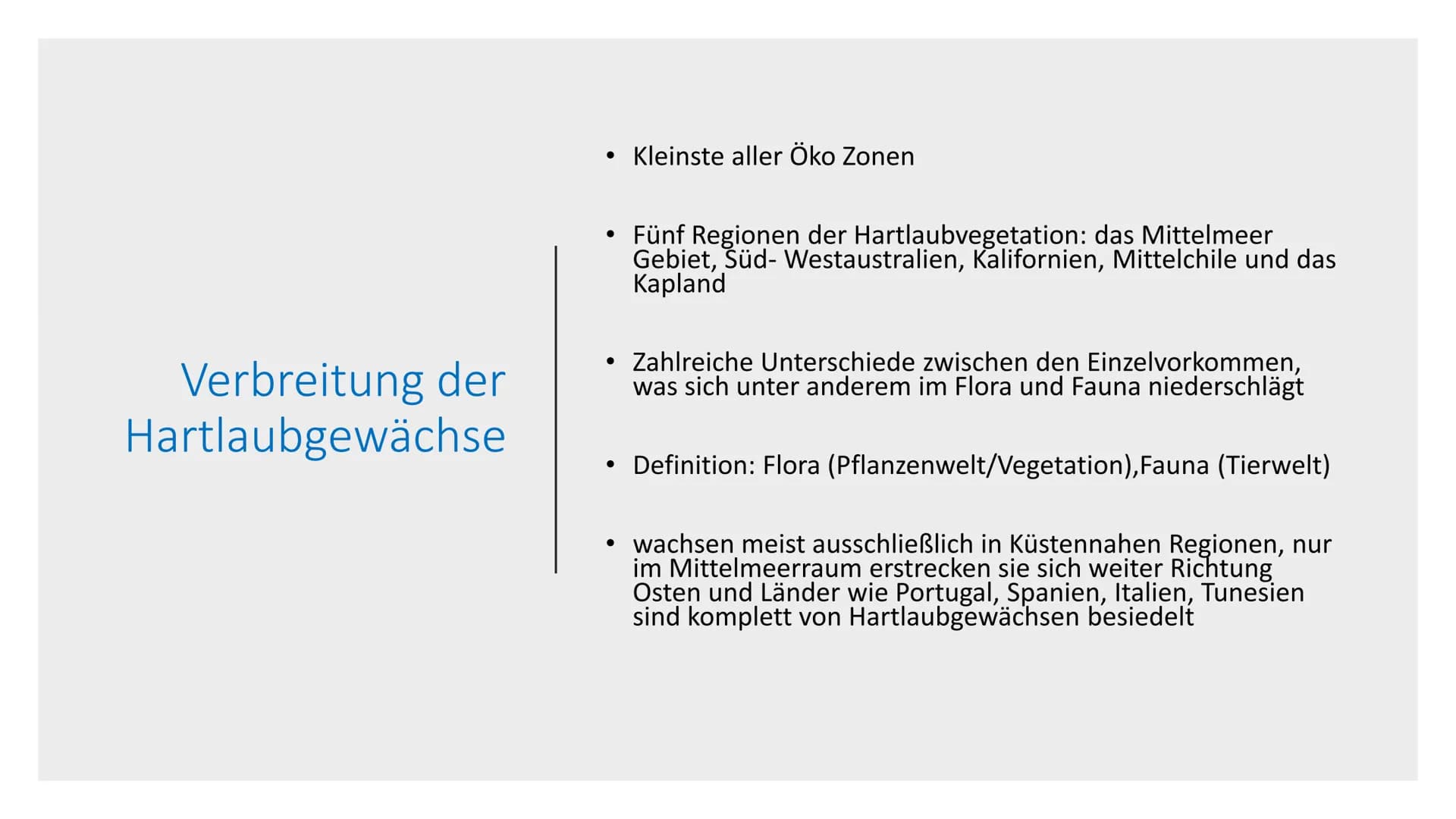 5.Vegetationszone
Hartlaubgehölze Inhaltverzeichnis:
Wichtige Informationen
• Klima in Spanien
●
Wasserverteilung Spaniens
• Gründe der Wass