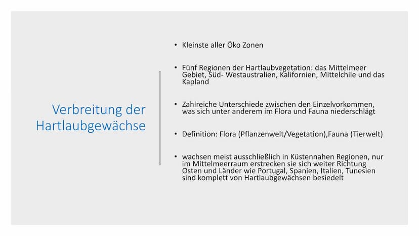 5.Vegetationszone
Hartlaubgehölze Inhaltverzeichnis:
Wichtige Informationen
• Klima in Spanien
●
Wasserverteilung Spaniens
• Gründe der Wass