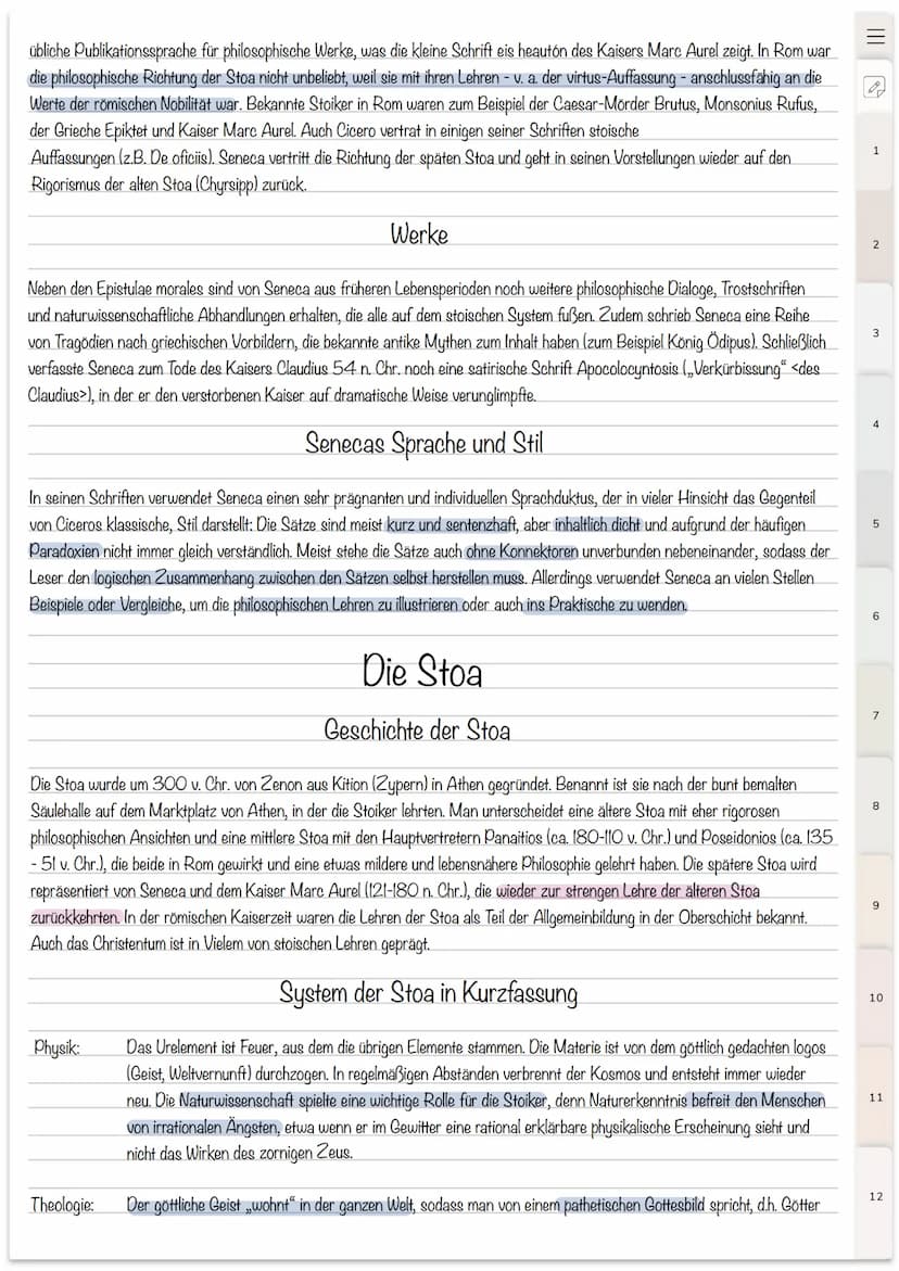  Seneca: Leben und Werk
Leben
Seneca stammt aus Córdoba in Spanien und wurde 4 v. Chr. geboren. Er starb im Jahr 65 n. Chr. durch Freitod. D