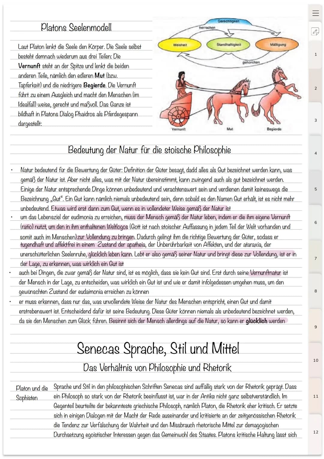  Seneca: Leben und Werk
Leben
Seneca stammt aus Córdoba in Spanien und wurde 4 v. Chr. geboren. Er starb im Jahr 65 n. Chr. durch Freitod. D