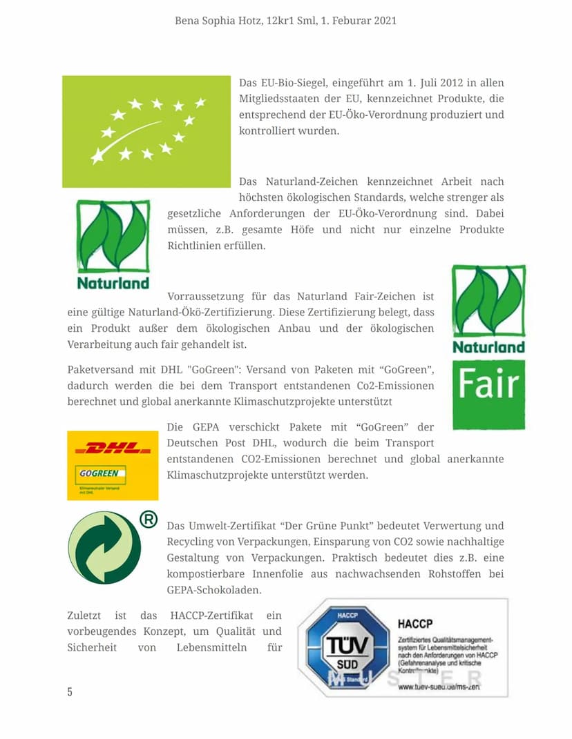 GEPA The Fair Trade Company
Gesellschaft zur Förderung der Partnerschaft mit der Dritten Welt
GEPAⓇ
G
The Fair Trade
Handout
Inhalt
1. Febru