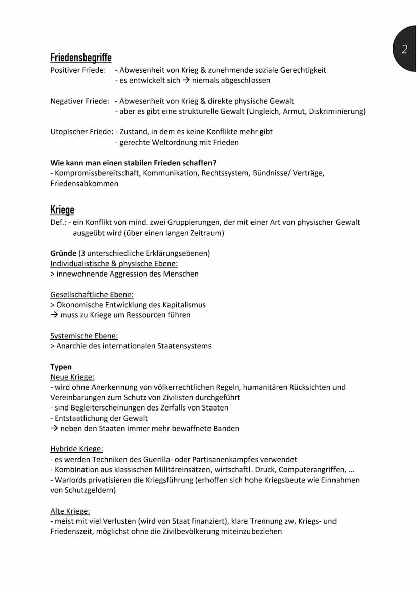 Gemeinschaftskunde Abi 2022 - Internationale Beziehungen
Struktur der internationalen Staatenwelt
Sicherheitsdilemma
- Wenn auf Welt keine R
