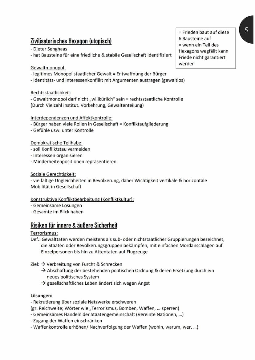 Gemeinschaftskunde Abi 2022 - Internationale Beziehungen
Struktur der internationalen Staatenwelt
Sicherheitsdilemma
- Wenn auf Welt keine R