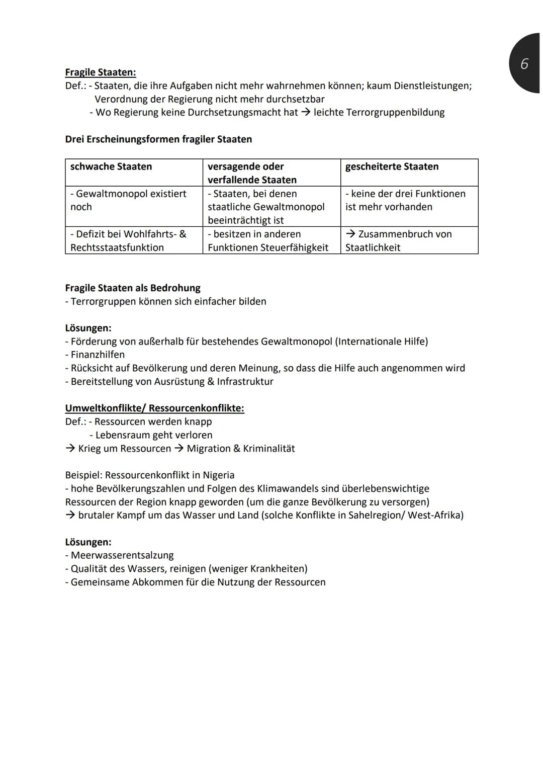 Gemeinschaftskunde Abi 2022 - Internationale Beziehungen
Struktur der internationalen Staatenwelt
Sicherheitsdilemma
- Wenn auf Welt keine R