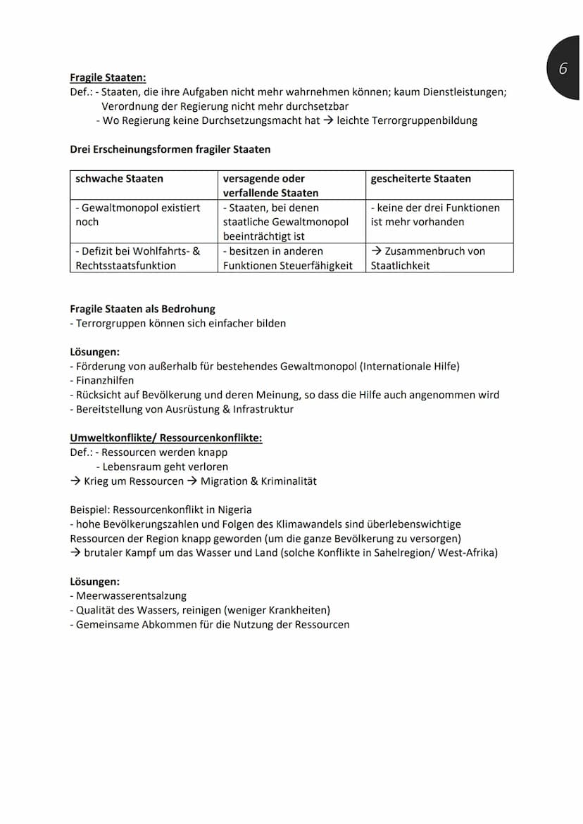 Gemeinschaftskunde Abi 2022 - Internationale Beziehungen
Struktur der internationalen Staatenwelt
Sicherheitsdilemma
- Wenn auf Welt keine R