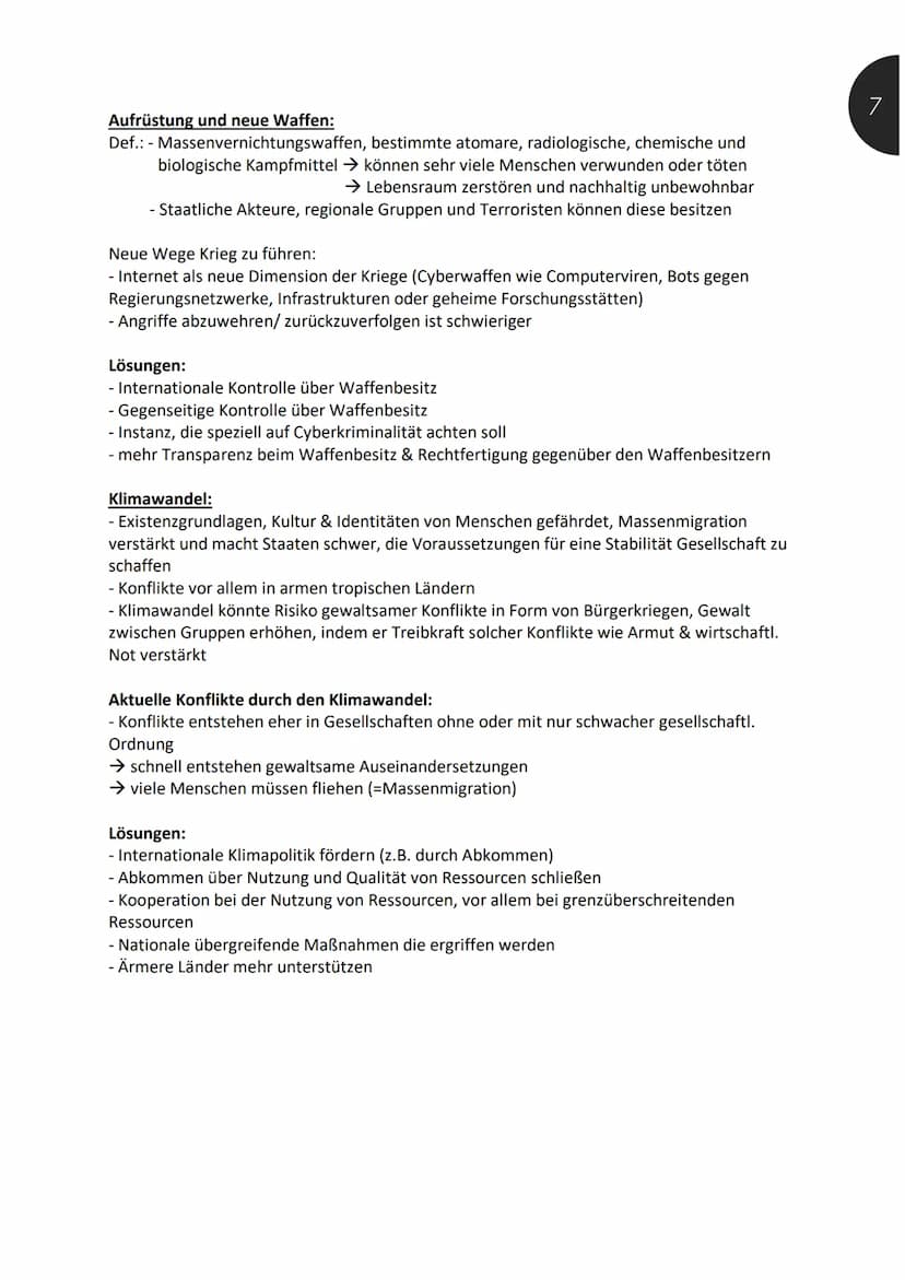 Gemeinschaftskunde Abi 2022 - Internationale Beziehungen
Struktur der internationalen Staatenwelt
Sicherheitsdilemma
- Wenn auf Welt keine R