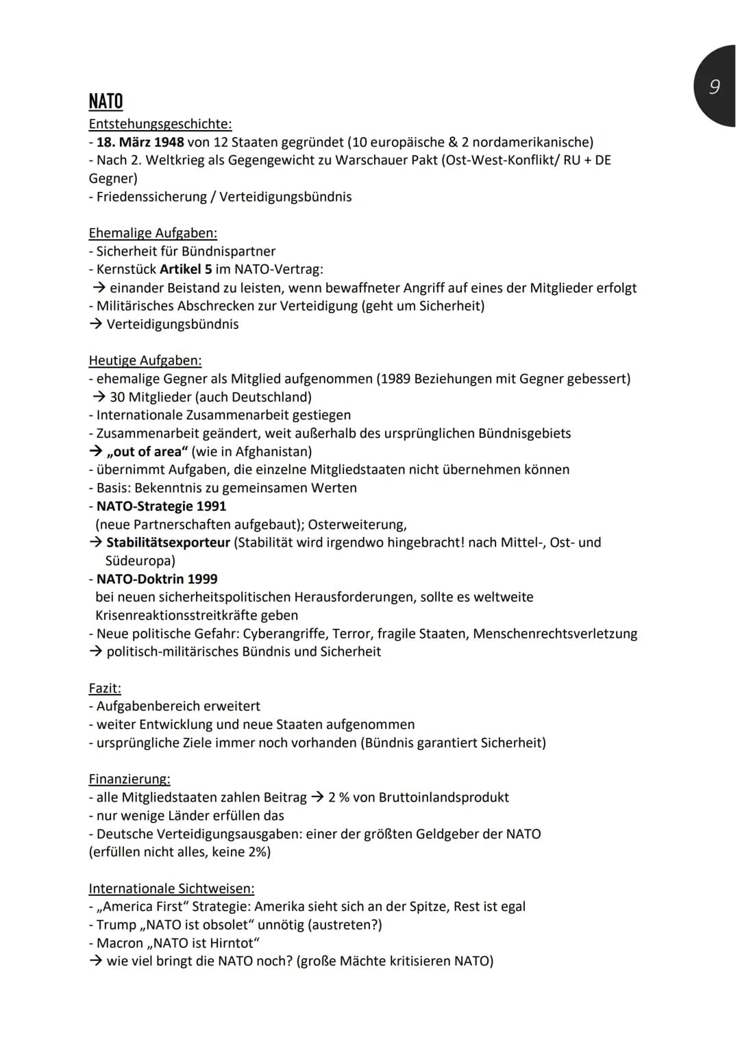 Gemeinschaftskunde Abi 2022 - Internationale Beziehungen
Struktur der internationalen Staatenwelt
Sicherheitsdilemma
- Wenn auf Welt keine R