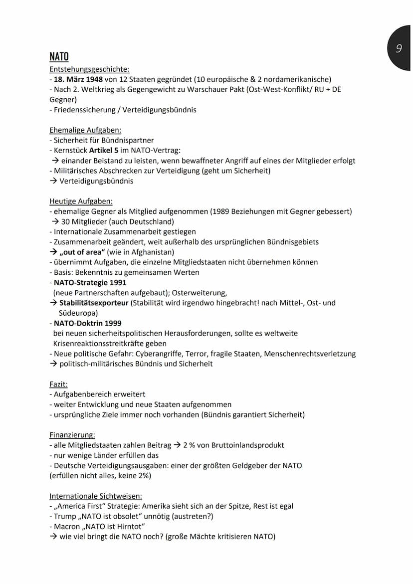 Gemeinschaftskunde Abi 2022 - Internationale Beziehungen
Struktur der internationalen Staatenwelt
Sicherheitsdilemma
- Wenn auf Welt keine R