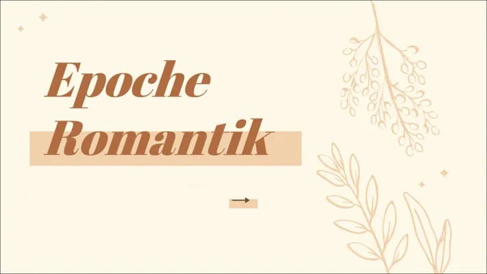 Know Literatur Epoche Romantik thumbnail