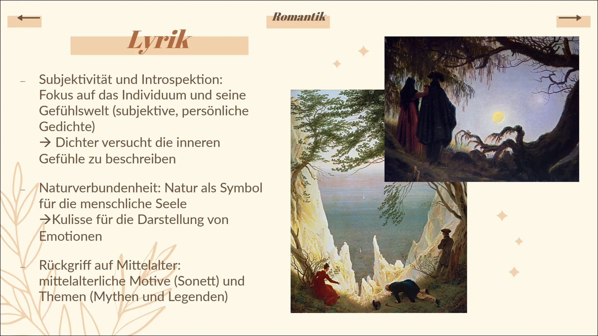 Epoche
Romantik
jo 01.
Romantik
Historischer
Kontext Davor:
Romantik
Phasen der Romantik
1795
Aufklärung Frühromantik
Auseinandersetzung
ant