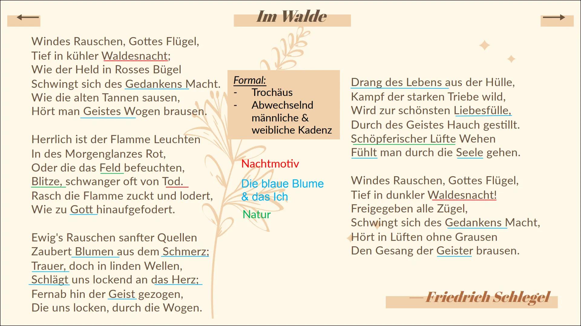 Epoche
Romantik
jo 01.
Romantik
Historischer
Kontext Davor:
Romantik
Phasen der Romantik
1795
Aufklärung Frühromantik
Auseinandersetzung
ant