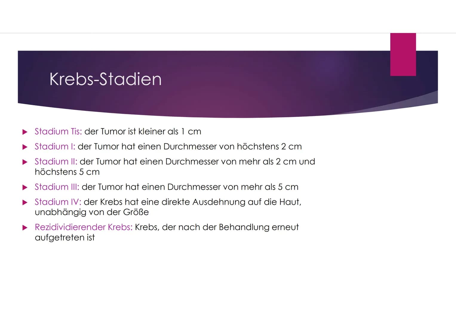 GFS-Krebs im Fach
Biologie
TERESA SCHNEIDER, KL. 7C
22.03.2018 Teresa Schneider, 7c
1.Definition Krebs
●
●
●
2.Krebs entsteht durch Krebsris