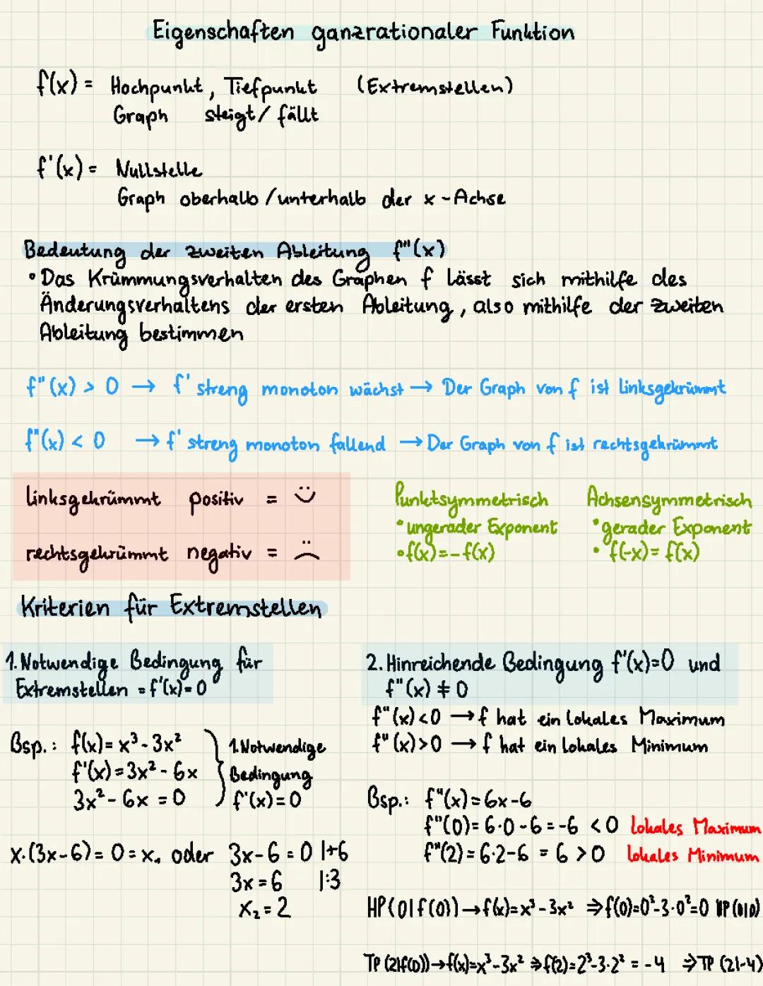Ganzrationale Funktionen